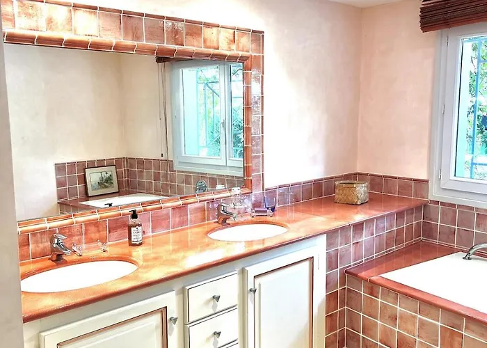 빌라 Villa-cypres-la-polynesie-giens 히에레