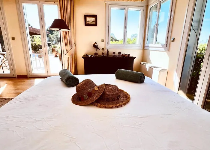 Villa-cypres-la-polynesie-giens 빌라 *